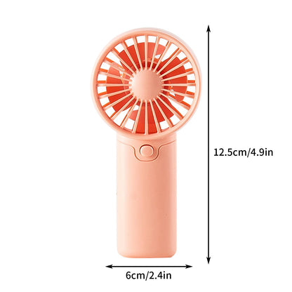 Mini Handheld Fan, Battery Operated, Portable Fan Rechargeable Personal Small Fan Portable Fan Rechargeable Fan Portable Eyelash Fan for Travel Indoor Outdoor