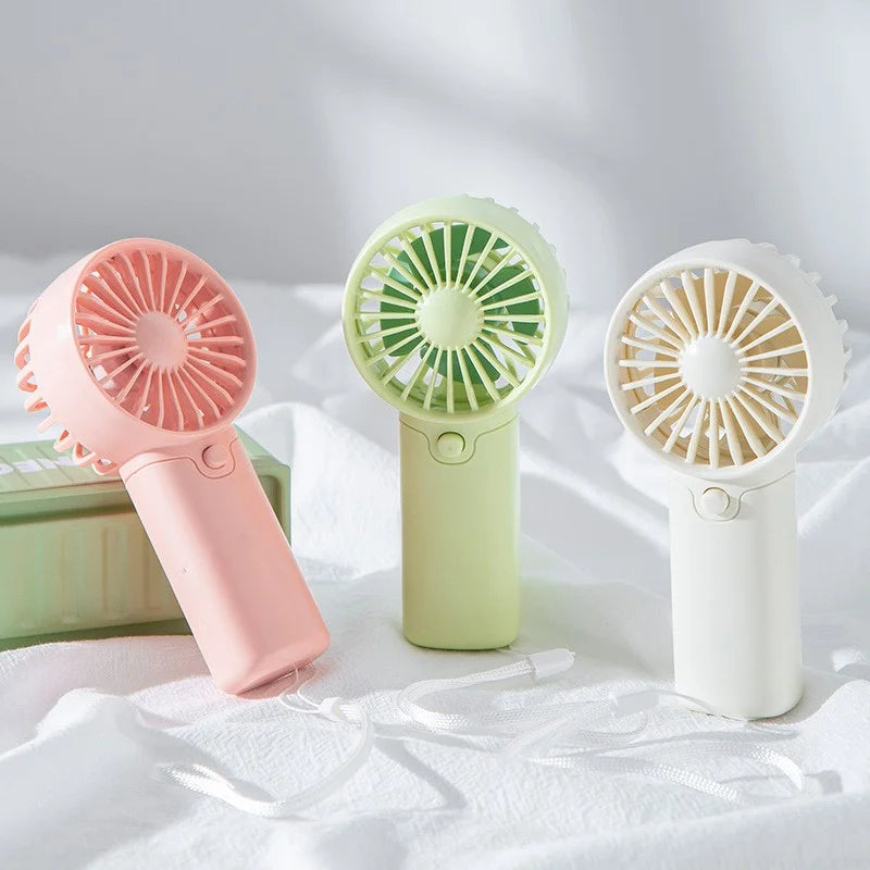 Mini Handheld Fan, Battery Operated, Portable Fan Rechargeable Personal Small Fan Portable Fan Rechargeable Fan Portable Eyelash Fan for Travel Indoor Outdoor